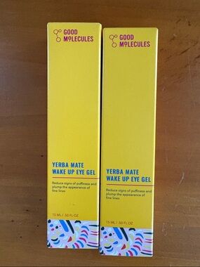 Good molecules Yerba Mate Wake Up Eye Gel - bn set of 2